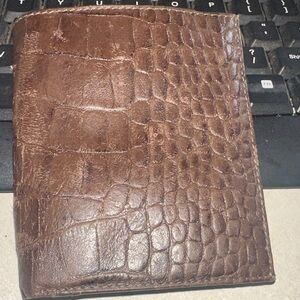 Vera Pelle Men's Alligator Wallet Vintage